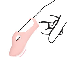 Vibrator pentru deget LOVELINE Silicone Finger Vibrator, pentru stimularea clitorisului, 7 funcții de vibrație, roz