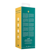 Vibrator LOVELINE Smooth Mini Vibrator, cu 10 funcții de vibrație, din silicon moale, lungime 13.2 cm, verde și galben