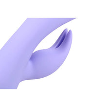 Vibrator rabbit LOVELINE Smooth Silicone Rabbit Vibrator, pentru clitoris și punctul G, 10 funcții de vibrație, mov