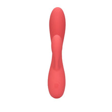 Vibrator rabbit LOVELINE Smooth Ultra Soft Silicone Rabbit Vibrator, pentru clitoris și punctul G, 10 funcții de vibrație, roz
