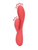 Vibrator rabbit LOVELINE Smooth Ultra Soft Silicone Rabbit Vibrator, pentru clitoris și punctul G, 10 funcții de vibrație, roz