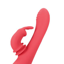 Vibrator rabbit LOVELINE Swinging Rabbit G-Spot Vibrator, cu funcție de mișcare laterală, 20 funcții de vibrație, roșu