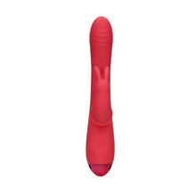 Vibrator rabbit LOVELINE Swinging Rabbit G-Spot Vibrator, cu funcție de mișcare laterală, 20 funcții de vibrație, roșu
