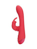 Vibrator rabbit LOVELINE Swinging Rabbit G-Spot Vibrator, cu funcție de mișcare laterală, 20 funcții de vibrație, roșu