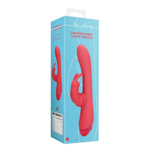 Vibrator rabbit LOVELINE Swinging Rabbit G-Spot Vibrator, cu funcție de mișcare laterală, 20 funcții de vibrație, roșu