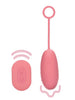 Ou vibrator LOVELINE Ultra Soft Silicone Egg Vibrator with Remote Control, control prin telecomandă, 10 funcții de vibrație, roz