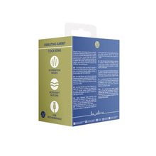 Inel vibrator pentru penis LOVELINE Vibrating Rabbit Cock Ring, din silicon moale, 10 funcții de vibrație, rezistent la apă, albastru