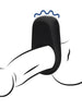 Inel vibrator pentru penis LOVELINE Vibrating Cock Ring, din silicon moale, 10 funcții de vibrație, negru