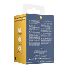 Inel vibrator pentru penis LOVELINE Vibrating Cockring with Clitoris Stimulation, 10 funcții de vibrație, albastru