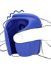 Masturbator automat LOVELINE Vibrating and Pulse Wave Stroker, cu funcție de pulsație, 10 funcții de vibrație, albastru