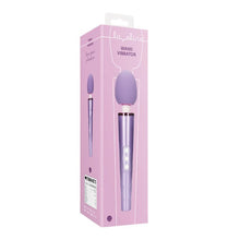 Aparat de masaj LOVELINE Wand Vibrator, pentru corp și zone intime, cu silicon ultra-moale, 6 funcții de vibrație, mov