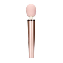 Aparat de masaj LOVELINE Wand Vibrator, pentru corp și zone intime, cu silicon ultra-moale, 6 funcții de vibrație, roz auriu