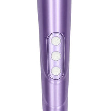 Aparat de masaj LOVELINE Wand Vibrator, pentru corp și zone intime, cu silicon ultra-moale, 6 funcții de vibrație, mov