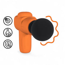 Aparat de masaj LOVELINE Mini Rechargable Micrboost Massager, pentru corp și zone erogene, 10 funcții de vibrație, portocaliu