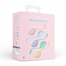 Set bile kegel LOVELINE Pelvic Stem Kegel Kit, 5 bile cu mărimi progresive, din silicon fin, rezistente la apă, multicolore