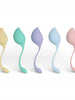 Set bile kegel LOVELINE Pelvic Stem Kegel Kit, 5 bile cu mărimi progresive, din silicon fin, rezistente la apă, multicolore