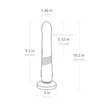 Vibrator LOVENSE Gravity, control prin aplicație, cu funcție de penetrare automată, vibrații nelimitate, 27 cm, roșu
