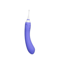 Vibrator multifunctional LOVENSE - HYPHY, control prin aplicatie, pentru stimularea punctului G si a clitorisului, culoarea mov si alb, 25 cm