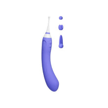 Vibrator multifunctional LOVENSE - HYPHY, control prin aplicatie, pentru stimularea punctului G si a clitorisului, culoarea mov si alb, 25 cm