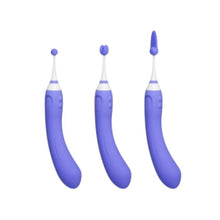 Vibrator multifunctional LOVENSE - HYPHY, control prin aplicatie, pentru stimularea punctului G si a clitorisului, culoarea mov si alb, 25 cm