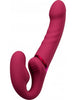 Vibrator cu dublă penetrare LOVENSE - LAPIS, control prin aplicație, stimuleză puncul G, clitorisul și prostată la barbați, 25.4 cm, roz