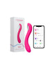 Vibrator LOVENSE - OSCI 2, control prin aplicatie, pentru stimularea punctului G, 10 functii de vibratie, 25 cm, culoarea roz