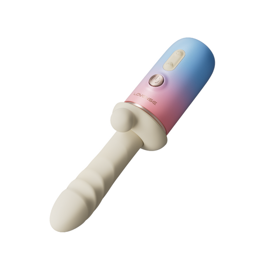 Mașină de sex LOVENSE Spinel, control prin aplicație, până la 1200 pulsații/min, funcție de încălzire, capete interschimbabile, bază cu ventuză