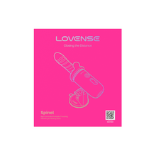 Mașină de sex LOVENSE Spinel, control prin aplicație, până la 1200 pulsații/min, funcție de încălzire, capete interschimbabile, bază cu ventuză