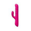 Vibrator rabbit LOVENSE Velvo, stimulare duală, cu bile rotative, control prin aplicație, până la 7000 vibrații / minut, roz