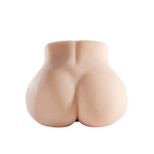 Masturbator realist cu vibrații LOVESECRET XXL Vibrating, simulare vaginală și anală, în formă de fund, 5kg, culoarea pielii