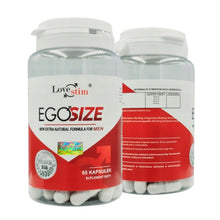 Capsule LOVE STIM EgoSize, susțin mărirea penisului și îmbunătățirea erecțiilor, susțin vitalitatea masculină, 65 capsule