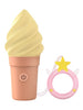 Stimulator clitoris LOVE TO LOVE Cand’Ice Vanilla Pop, în formă de înghețată, 10 funcții de vibrație, culoare crem