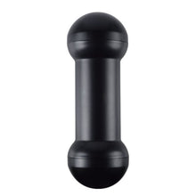 Masturbator dublu LOVETOY Double Side Stroker, simulare vaginală și orală realistă, lungime 22 cm, negru