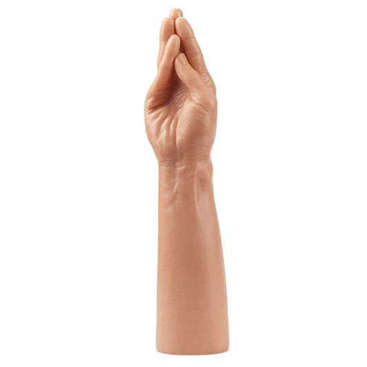 Dildo LOVETOY Fisting Extreme Magic Hand, în formă de mână, lungime 35 cm, diametru 7.5 - 9 cm, culoarea pielii