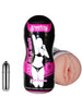 Masturbator LOVETOY Sex In A Can, pentru simulare vaginală realistă, cu vibrator bullet inclus, negru cu roz