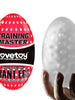 Masturbator manual LOVETOY Training Master Stamina Nodules, din TPE transparent, în formă de ou, lungime 13 cm (roșu)