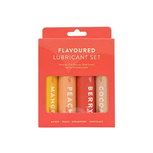 Set 4 lubrifianți pe bază de apă LOVING JOY Flavoured, diverse arome, hidratant, fără zahăr, compatibil cu jucării intime și prezervative, 4 x 30 ml