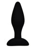 Plug anal LOVING JOY Medium Silicone, lungime inserabilă 9 cm, diametru 3.34 cm, culoare negru, mărime M