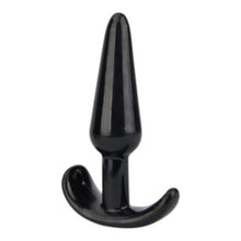 Plug anal LOVING JOY Butt Plug Black, bază în formă de semilună, lungime 11 cm, diametru 2.9 cm, culoare negru