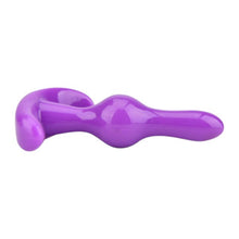 Plug anal LOVING JOY Butt Plug Purple, bază în formă de semilună, lungime 9 cm, diametru 2.4 cm, culoare mov