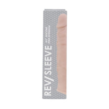 Manșon pentru penis LOVING JOY Rev Sleeve 8.5”, pentru extensia și îngroșarea penisului, 21.5 cm, culoarea pielii