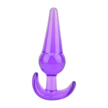 Set plug anal LOVING JOY - Training, material moale și flexibil, mov, 12.75 cm, 11 cm, 9.5 cm, 9 cm