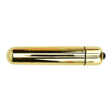 Vibrator Bullet LovingJoy - Gold, cu 10 functii vibratie, auriu