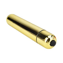 Vibrator Bullet LovingJoy - Gold, cu 10 functii vibratie, auriu