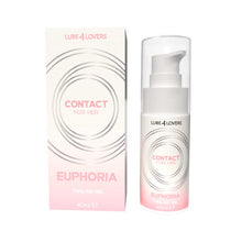 Gel intim pentru femei LUBE4LOVERS Euphoria Tingling Gel, pentru stimularea clitorisului, efect de furnicături, cu ulei de mentă, 40 ml