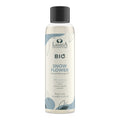 Ulei de masaj LUXURIA Bio Snow Flower, cu uleiuri naturale, fără parabeni, aromă fructată și florală, 100 ml (albastru)