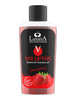 Gel pentru masaj LUXURIA Voluptas Strawberry, cu efect de încălzire, aromă naturală de căpșuni, 100 ml