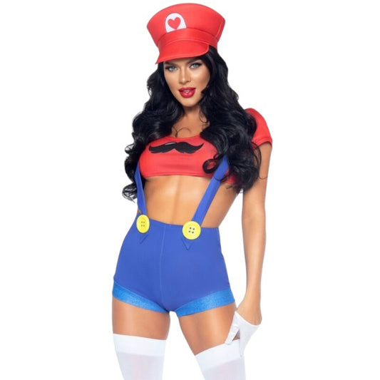 Costum sexy LegAvenue - Mario, culoare rosu si albastru, marimea S