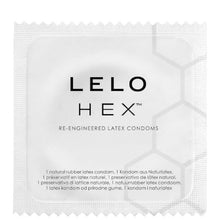 Prezervative Lelo - Hex, lubrifiate si rezistente, 54 mm