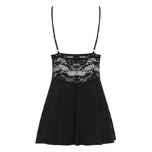 Lenjerie babydoll Obsessive, 810-BAB-1, Negru, S/M